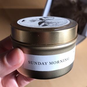 Brooklyn Candle Studio Sunday Morning Gold Travel Candle